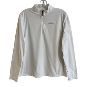 Paradox 1/4 Zip Fleece Pullover White Size L
